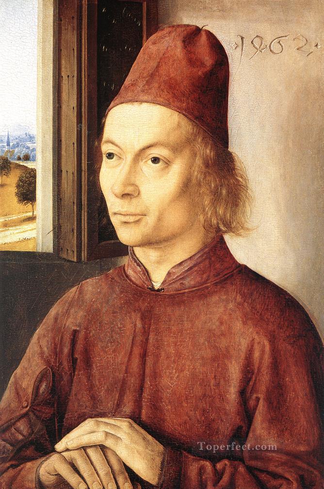 Portrait Of A Man 1462 Netherlandish Dirk Bouts Oil Paintings